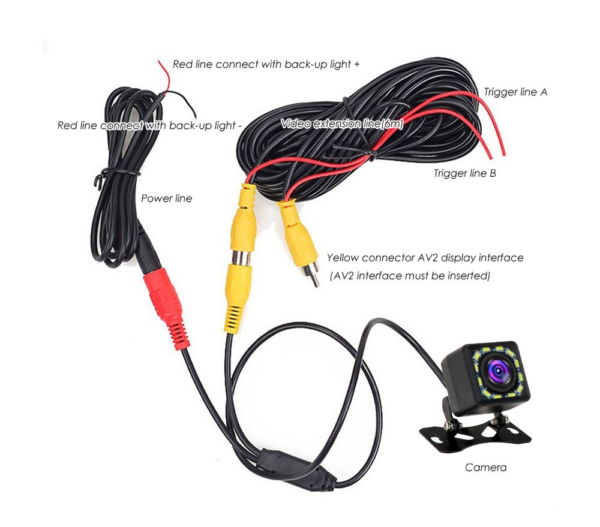 New 170° HD Night Vision Waterproof Car Reverse Backup Rear View Parking Camera - Image 2