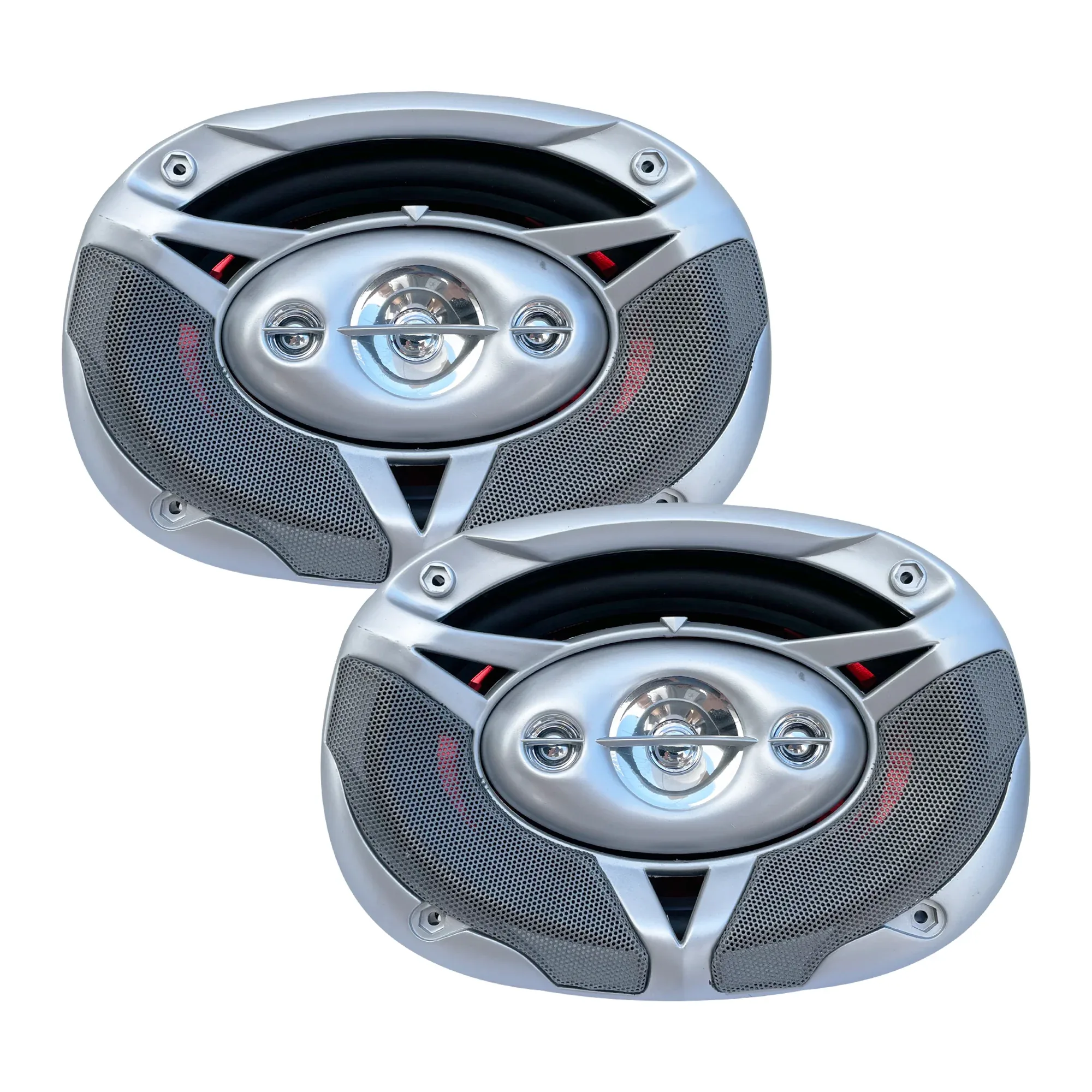 5 Core Car Speaker 3 Way 1200 Watts PMPO Full Range Car Audio Sold in Pair, Premium Quality 6X9 Speakers-Cs 6996 1 Pair
