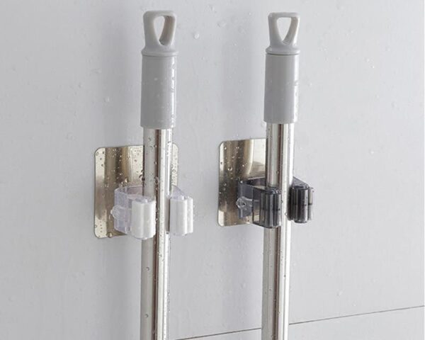 Adhesive Wall Mounted Mop Holder - Image 4