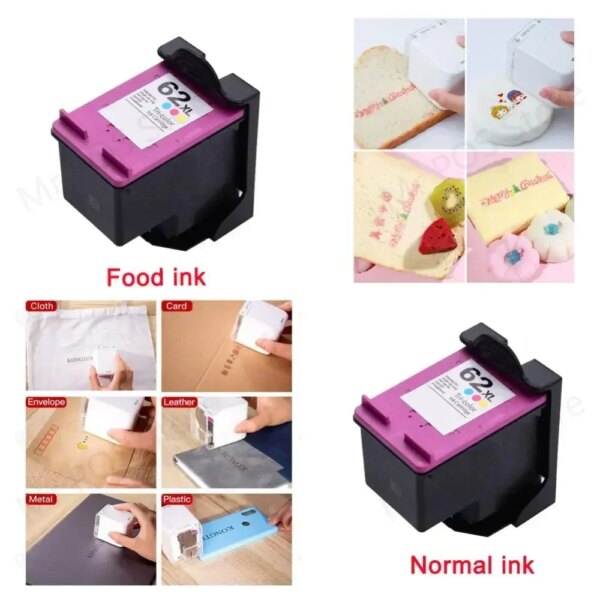 Kongten Mbrush Mini Color Printer Replacement Ink Cartridge - Black Coffee Color Food Edible Cartridge