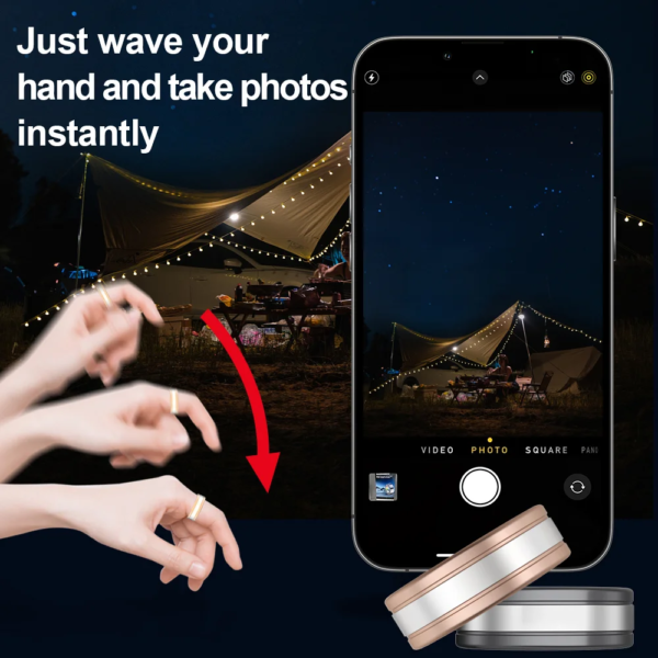 Xiaomi Smart Ring Video Page Turning Heart Rate Sleep Monitor 5ATM Waterproof Sport Smart Ring Women Men For Android IOS - Image 4