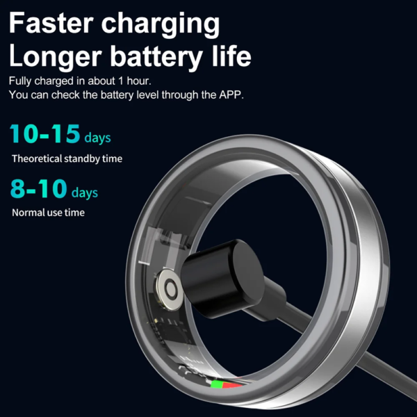 Xiaomi Smart Ring Video Page Turning Heart Rate Sleep Monitor 5ATM Waterproof Sport Smart Ring Women Men For Android IOS - Image 6