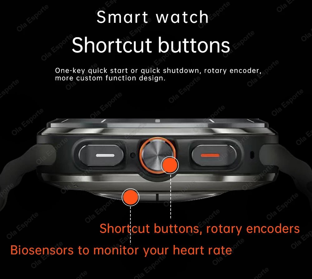 2024 New For Samsung Galaxy Women Smart Watch 500mAh GPS Track Men Smartwatch Heart Rate Monitoring AMOLED BT Call Sports Watch