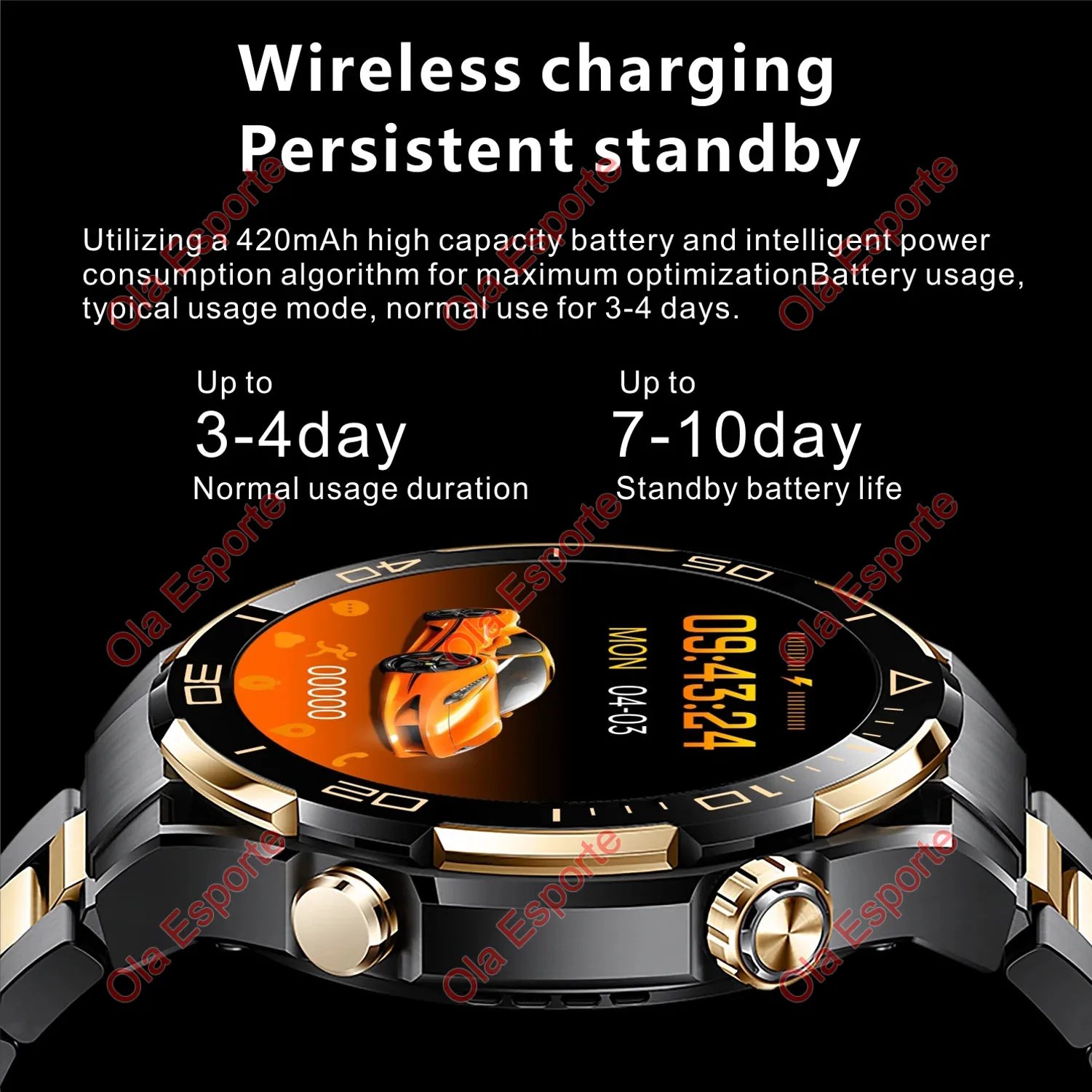 2024 New in Amoled 480*480 Smart Watch Men Women Bluetooth Call 100+ Sport Mode Waterproof Heart Rate SmartWatch for Hauwei