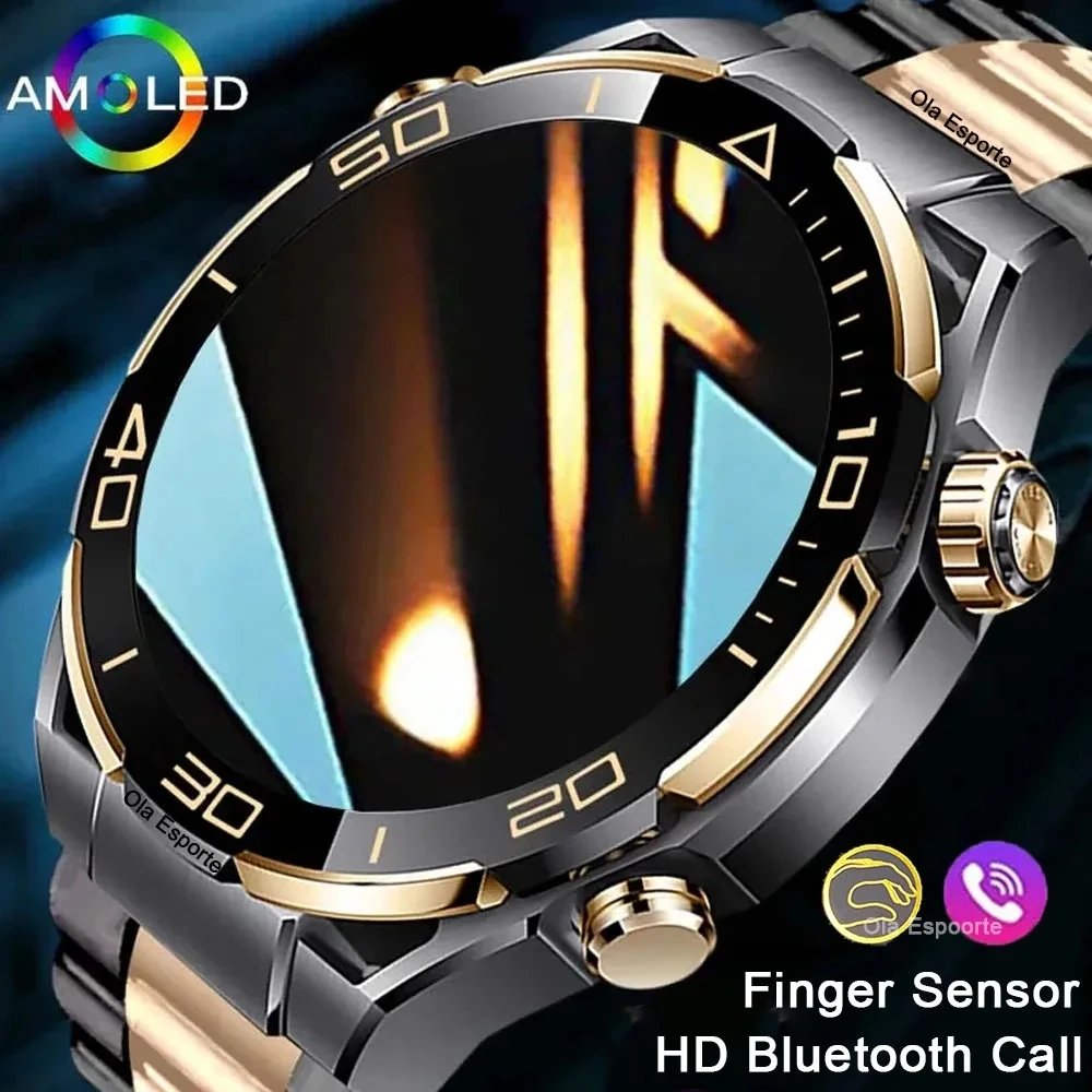 2024 New in Amoled 480*480 Smart Watch Men Women Bluetooth Call 100+ Sport Mode Waterproof Heart Rate SmartWatch for Hauwei