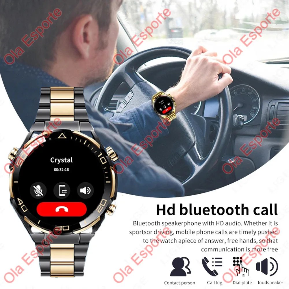 2024 New in Amoled 480*480 Smart Watch Men Women Bluetooth Call 100+ Sport Mode Waterproof Heart Rate SmartWatch for Hauwei