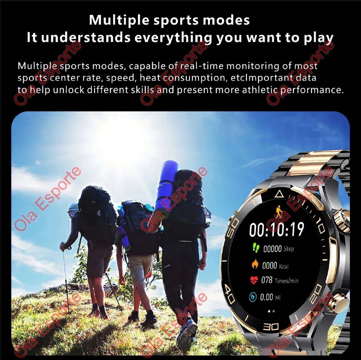 2024 New in Amoled 480*480 Smart Watch Men Women Bluetooth Call 100+ Sport Mode Waterproof Heart Rate SmartWatch for Hauwei