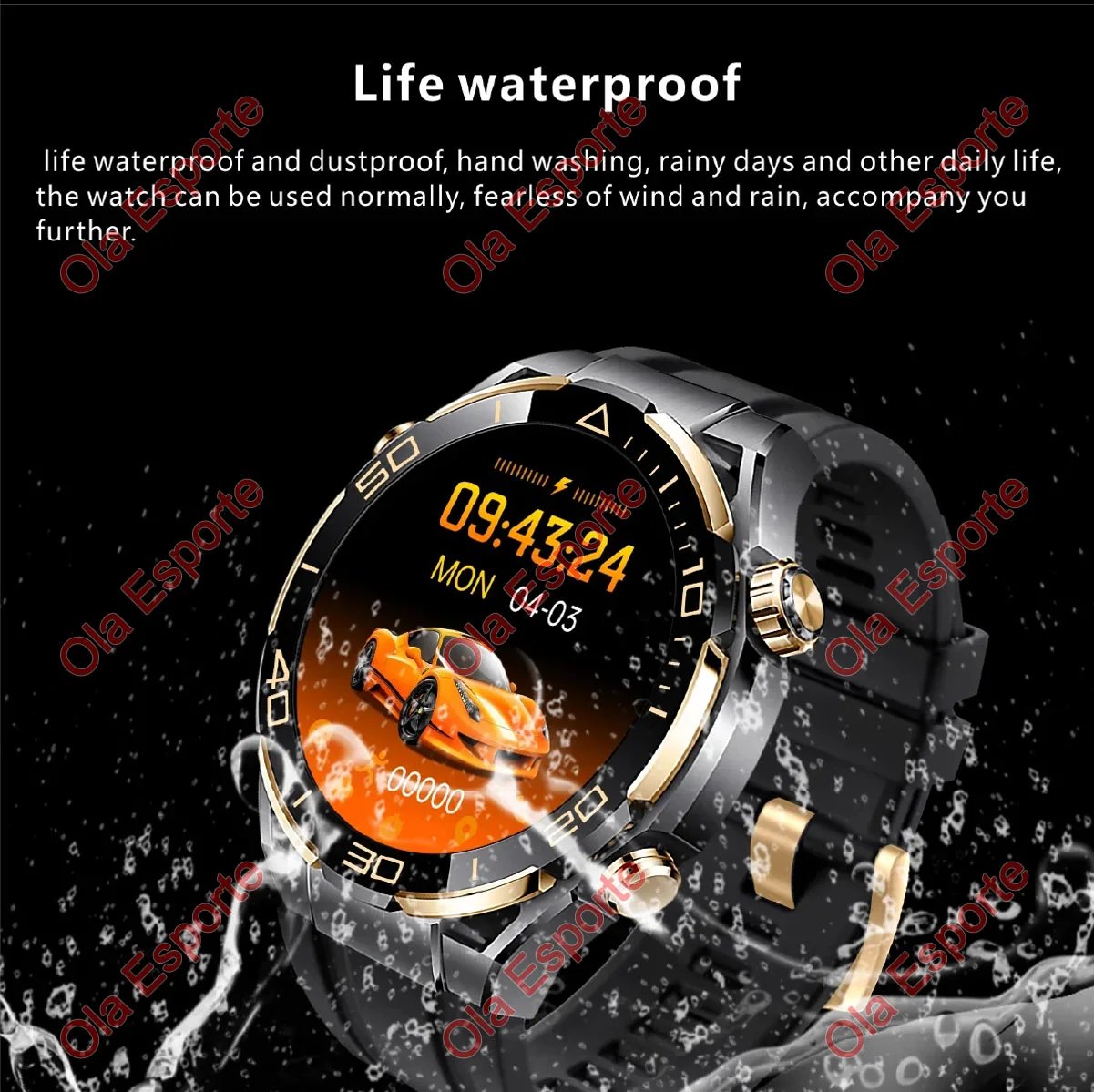 2024 New in Amoled 480*480 Smart Watch Men Women Bluetooth Call 100+ Sport Mode Waterproof Heart Rate SmartWatch for Hauwei