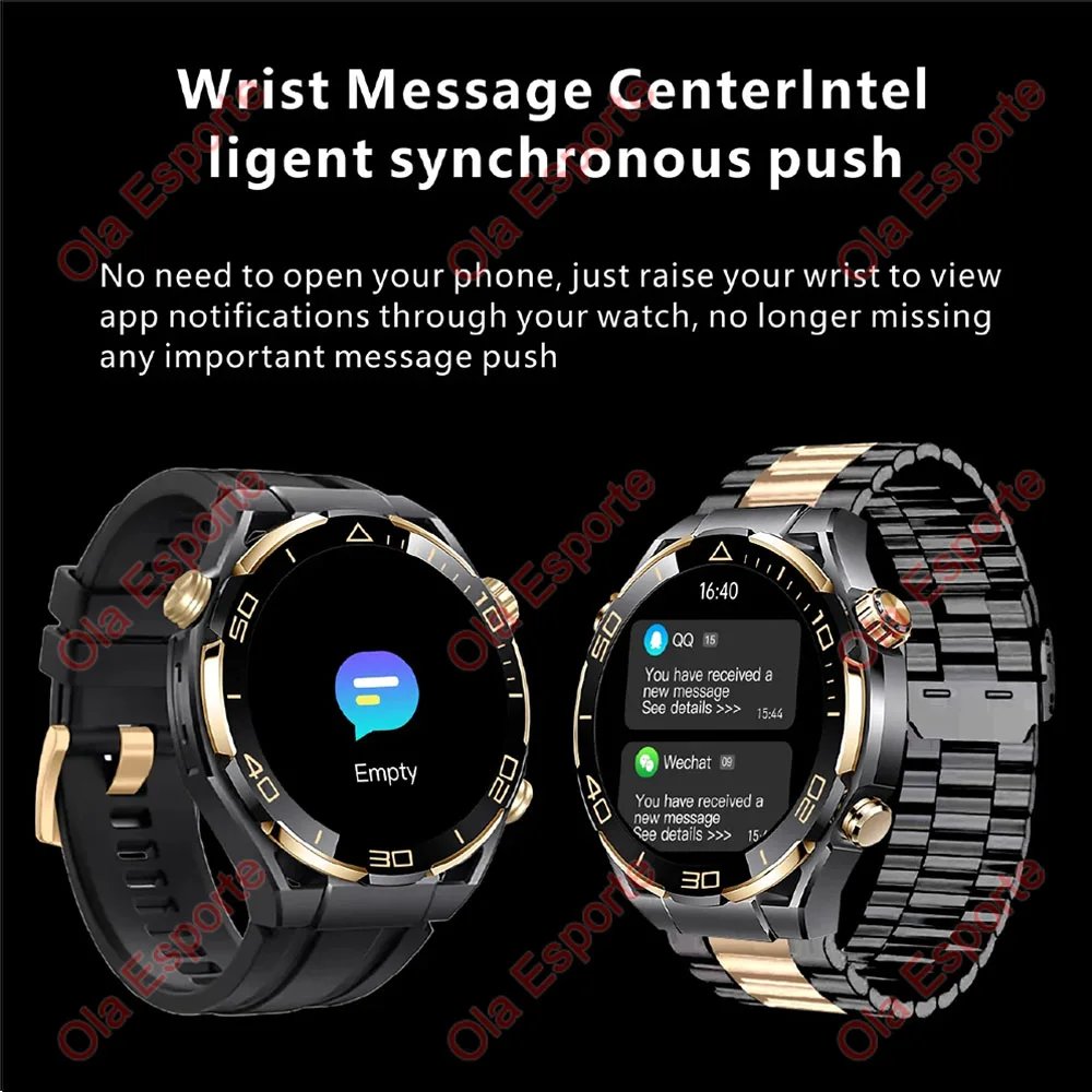 2024 New in Amoled 480*480 Smart Watch Men Women Bluetooth Call 100+ Sport Mode Waterproof Heart Rate SmartWatch for Hauwei