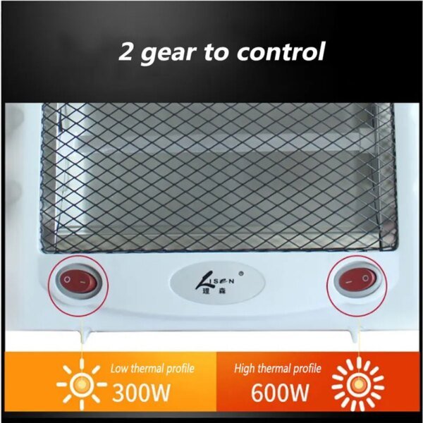 Donirt Portable Electric Heater Stove Hand Winter Warmer Machine Furnace Bedroom Office  Thermal Heating Radiator Hot Air Blower - Image 3