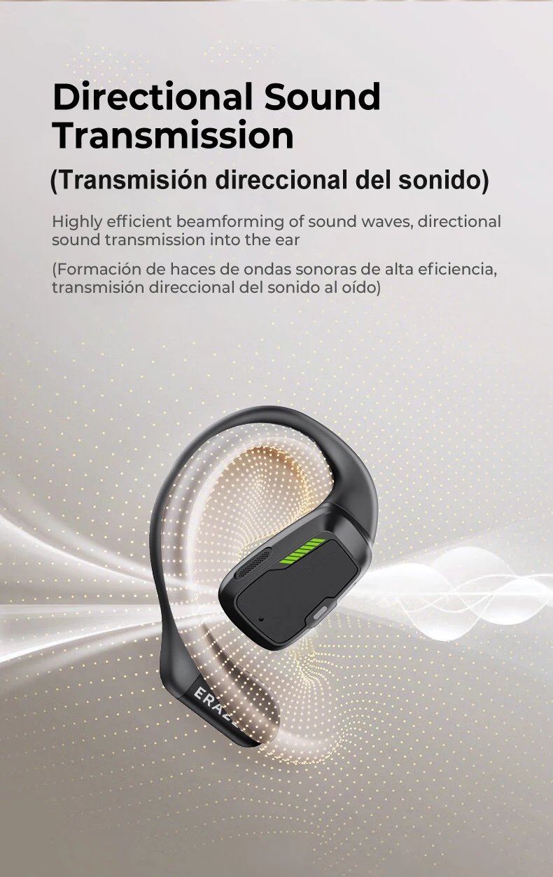 ERAZER XP6 Wireless Bluetooth Earphones Sleep ASMR Headset DIY Equalizer APP Wireless Headphones Office Travel,16mm Drive