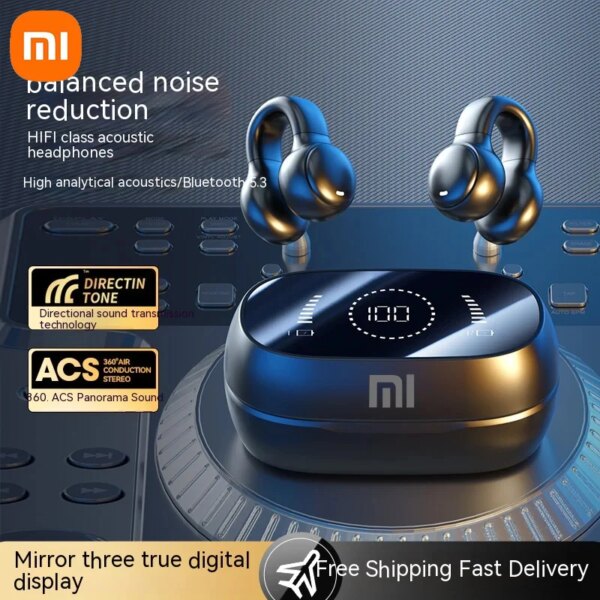 Xiaomi Bluetooth Headphones Bone Conduction Wireless Headphones Bluetooth 5.3 Gaming Noise Canceling Sports Headphones