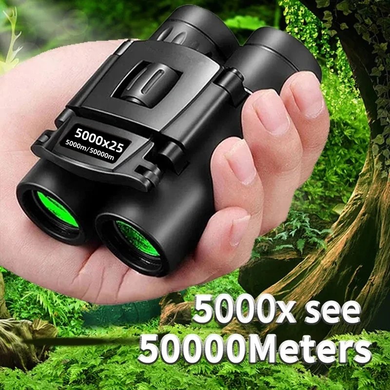 5000×25 50000m Zoom BAK4 HD Telescope Professional Powerful Binoculars Long Range Portable Monocular Optics For Camping Outdoor