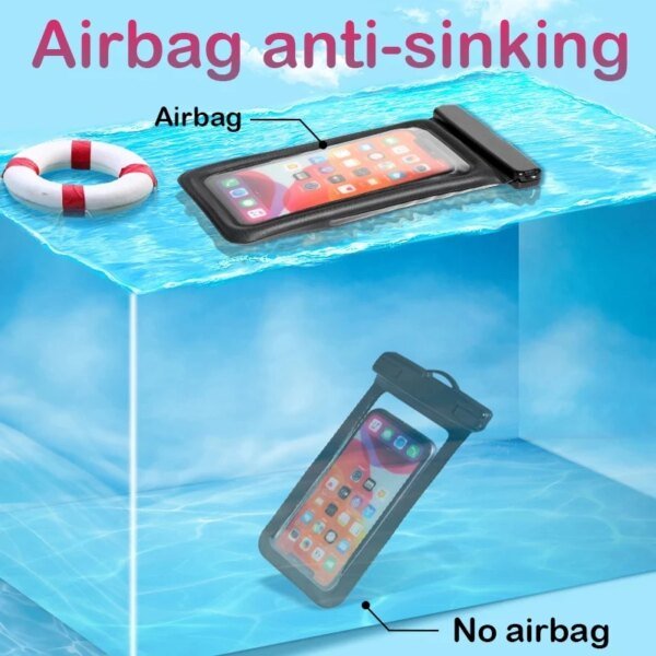 IP68 Universal Waterproof Phone Case Water Proof Bag For iPhone 15 14 13 12 11 Pro Max X Xiaomi 13 Samsung S23 Ultra Swim Cover - Image 2