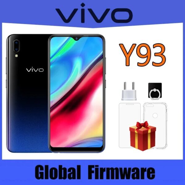 VIVO Y93 Smartphone 4GB RAM 64GB ROM Octa core Android 8.1 6.2'' 13MP+2.0MP Camera Face ID cellphones Dual SIM