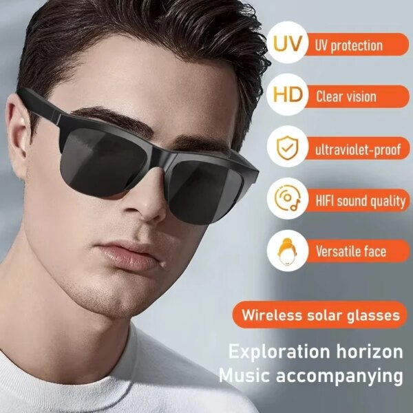 Xiaomi Smart Sunglasses Glasses Bluetooth Call Outdoor Sports Headphones HIFI Blue Light Waterproof Anti-UV For Men And Women - Image 4