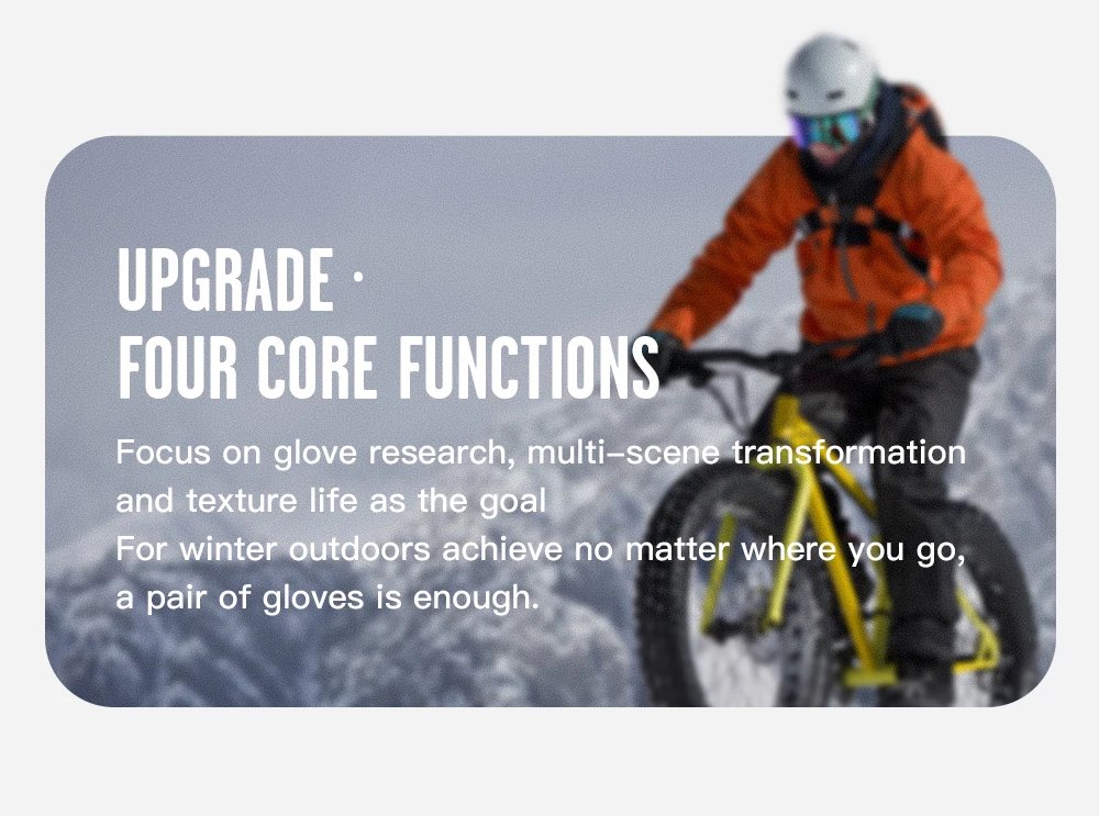 3M Gloves Black Waterproof Winter Warm Cycling Outdoor Sports Running Riding Motorcycle Ski Touch Screen Snowboard Gloves Men