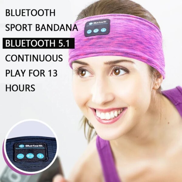 Wireless Headphones Music Eye Mask Wireless Bluetooth Bluetooth Earphones Sports Running Night Sleeping Headband Elastic Headset