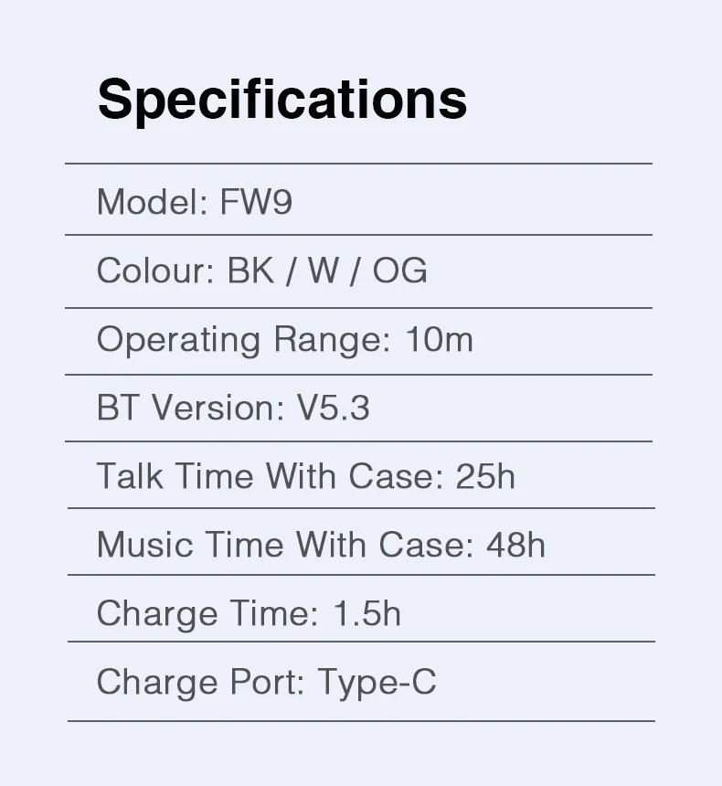 Bluetooth earphones with no earline touch control 5.3 High grade hanging ear game call noise reduction and comfortable music ear