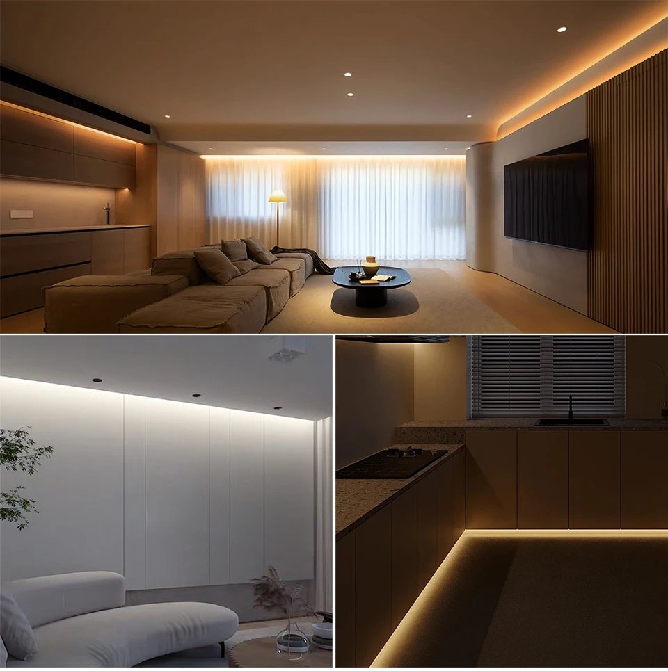 1/2/3/5M Tuya Smart WiFi Neon LED Strip Light 320leds/M USB COB LED Tape Bedroom Wall Kitchen Cabinet Backlight for Alexa Google