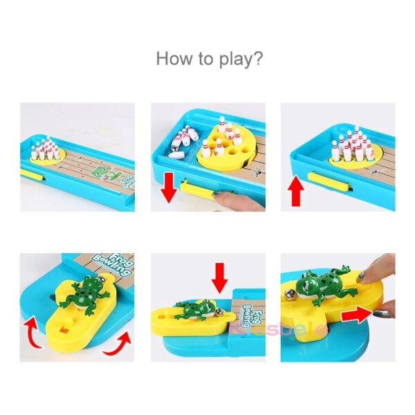 Mini Desktop Bowling Game Toy Funny Indoor Parent-Child Interactive Table Sports Game Toy Bowling Educational Gift For Kids - Image 4