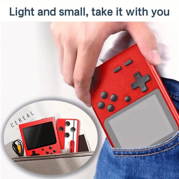 2.4 Inch LCD Screen Retro Video Game Console Built-in 400 In Handheld Portable Pocket Mini Game Console Christmas Gift Christmas - Image 4