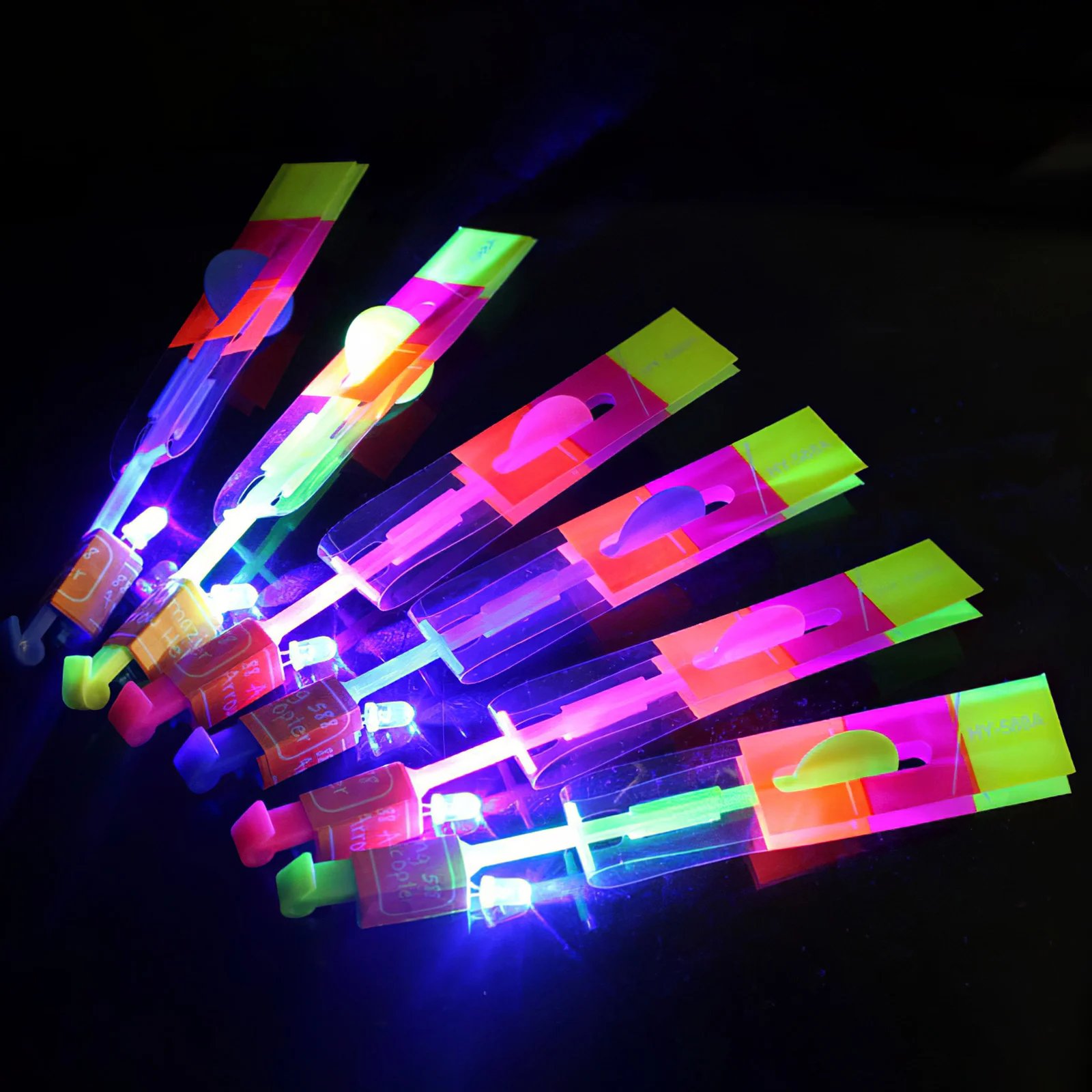 Outdoor Flash Rocket toy LED Lights Glowing Slingshot Rocket Helicopter Flying Toy kid's Party Fun Gift Rubber Band Ejector Toys Outdoor Flash Rocket toy LED Lights Glowing Slingshot Rocket Helicopter Flying Toy kid's Party Fun Gift Rubber Band Ejector Toys