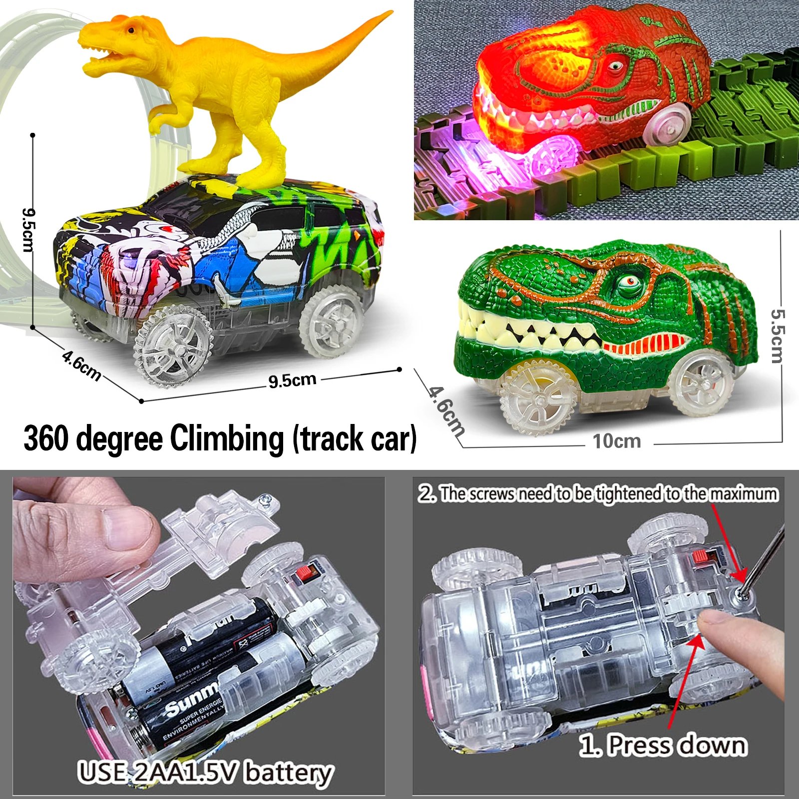 Magic Climbing electric dinosaur car Track Railway Toy Car Set Bend Flexible Race Track Flash Light Car High Quality Toy For Kid Magic Climbing electric dinosaur car Track Railway Toy Car Set Bend Flexible Race Track Flash Light Car High Quality Toy For Kid