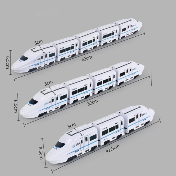 Kids Simulation High-speed Railway Train Toys Electric Sound Light Train Model Car Puzzle Toys for Boys Girls Birthday Xmas Gift - Image 6