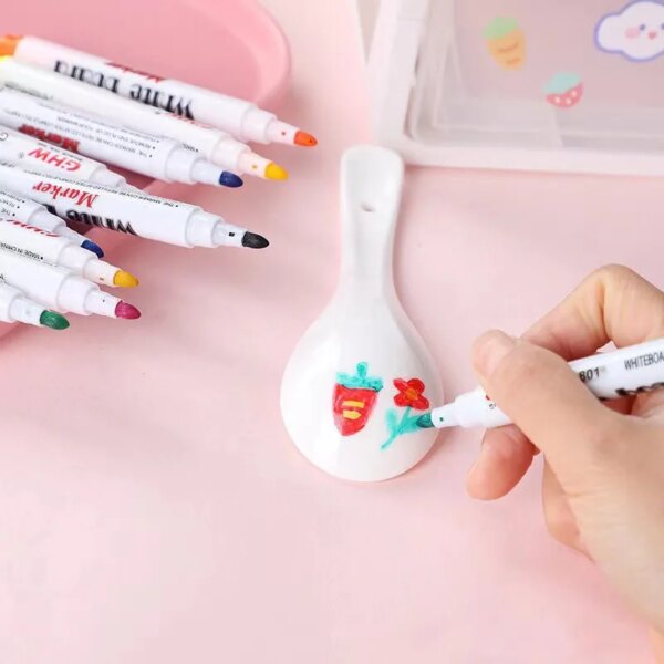 Water Floating Pen Magical Ink Pens With Spoon Floating Color Water Painting Floating Chalk Art Graffiti Drawing Set For Kids - Image 2