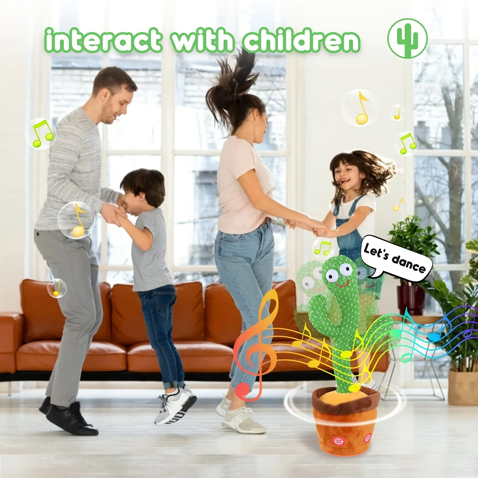 Rechargeable Dancer Cactus Glowing Dancing Electronic Plush Toys Can Sing Record Lighten for Baby Toy Education Funny Gift Rechargeable Dancer Cactus Glowing Dancing Electronic Plush Toys Can Sing Record Lighten for Baby Toy Education Funny Gift