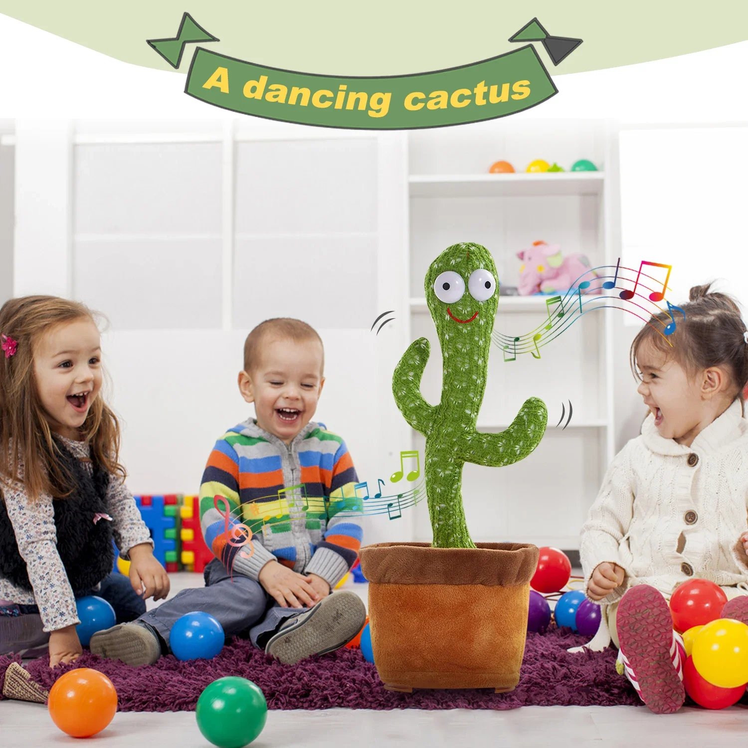 Rechargeable Dancer Cactus Glowing Dancing Electronic Plush Toys Can Sing Record Lighten for Baby Toy Education Funny Gift Rechargeable Dancer Cactus Glowing Dancing Electronic Plush Toys Can Sing Record Lighten for Baby Toy Education Funny Gift