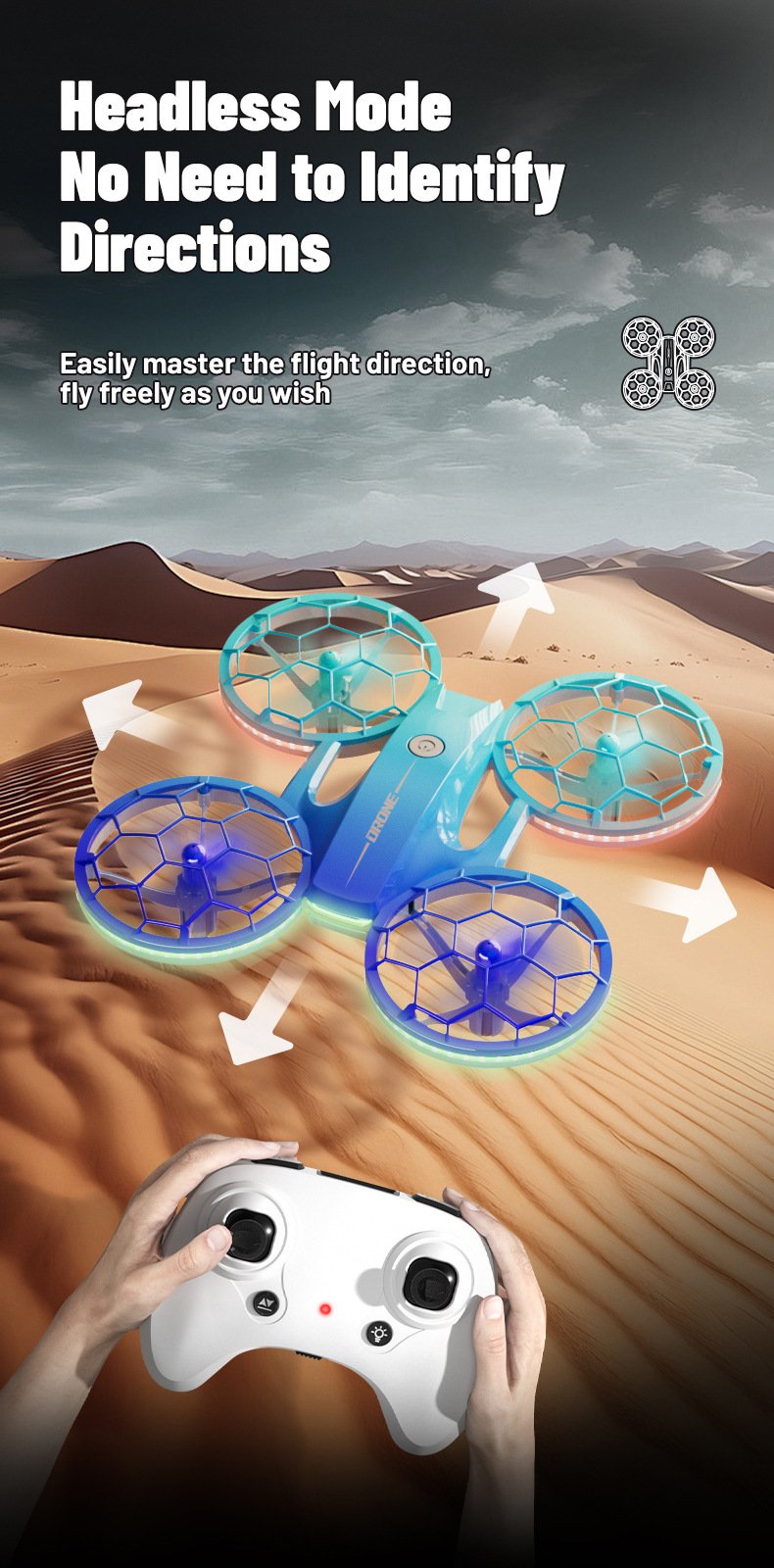 JJRC H127 UFO Drone Racing Drones Mini Dron Rc Plane Helicopter Toys Altitude Hold Stunt Quadcopter Christmas Gifts for Boys Kid