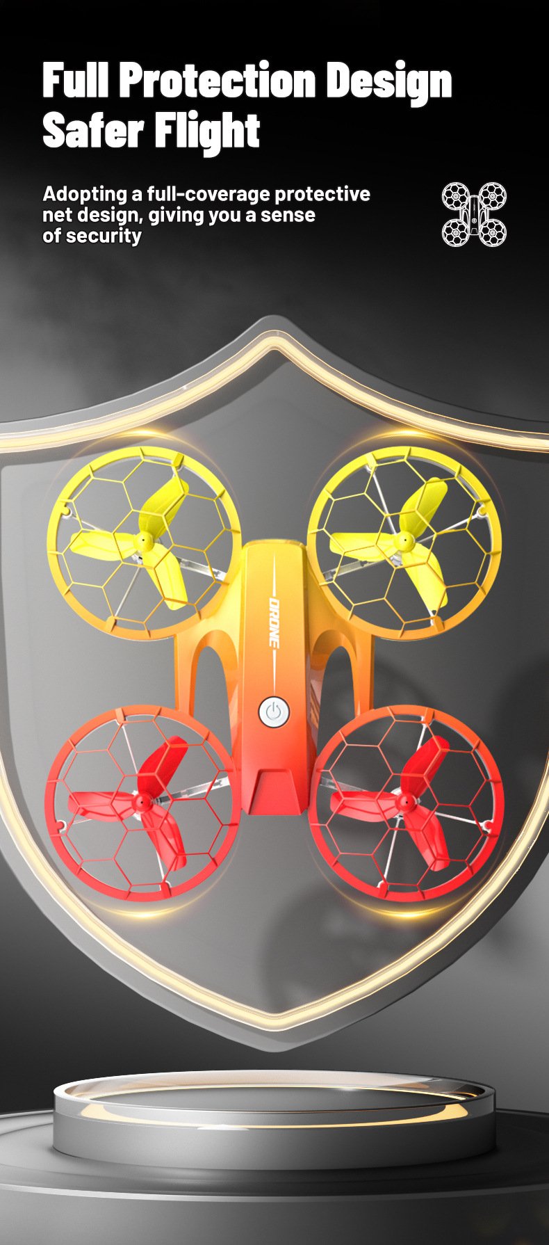 JJRC H127 UFO Drone Racing Drones Mini Dron Rc Plane Helicopter Toys Altitude Hold Stunt Quadcopter Christmas Gifts for Boys Kid