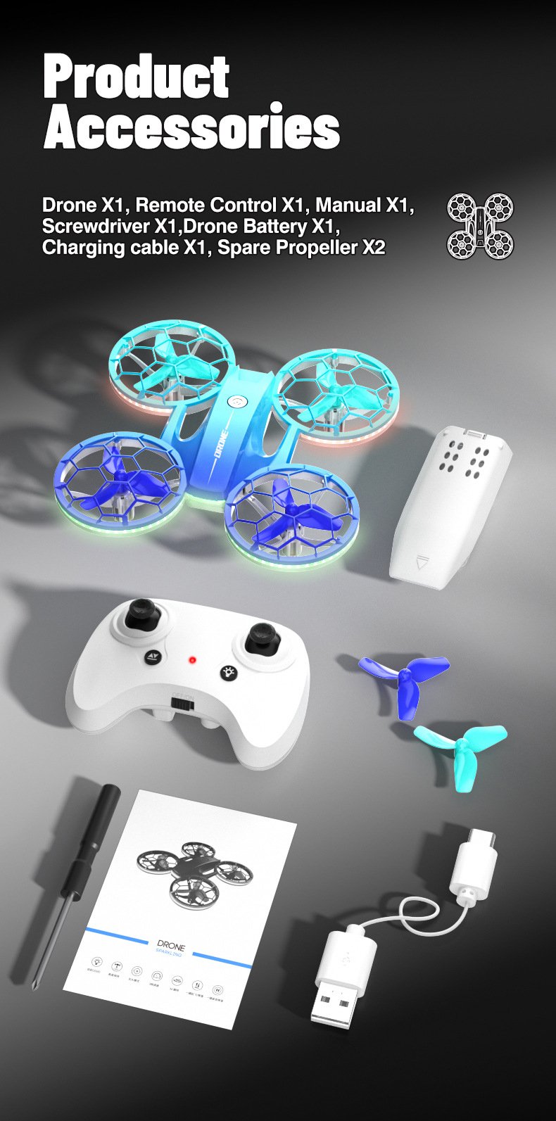 JJRC H127 UFO Drone Racing Drones Mini Dron Rc Plane Helicopter Toys Altitude Hold Stunt Quadcopter Christmas Gifts for Boys Kid