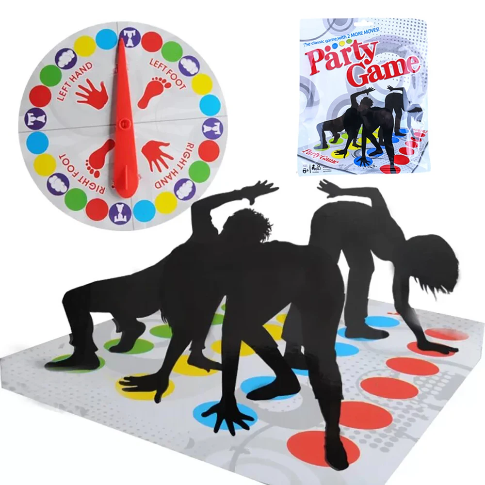 Family Party Game Twister Games Indoor Outdoor Toys Game Twisting The Body For Children Adult Sports Interactive Group Aids Family Party Game Twister Games Indoor Outdoor Toys Game Twisting The Body For Children Adult Sports Interactive Group Aids