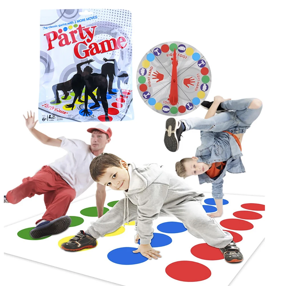 Family Party Game Twister Games Indoor Outdoor Toys Game Twisting The Body For Children Adult Sports Interactive Group Aids Family Party Game Twister Games Indoor Outdoor Toys Game Twisting The Body For Children Adult Sports Interactive Group Aids