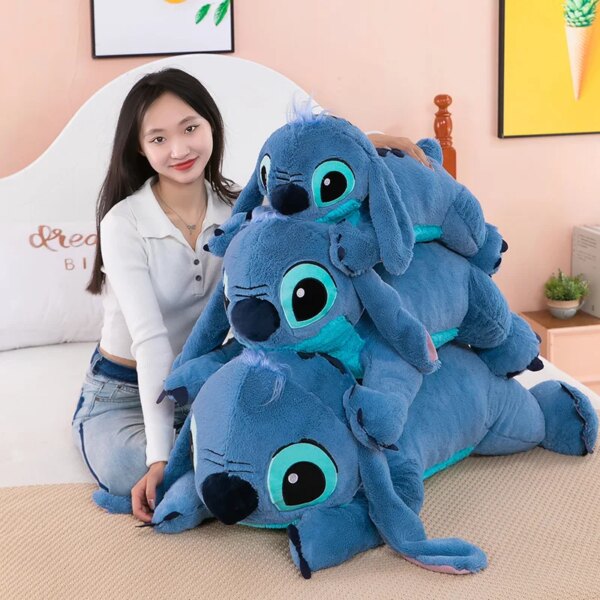 Disney Kawaii Stitch Plush Toy Doll Animals Cartoon Soft Sleeping Sofa Pillow Room Decor Anime Stuffed Peluche Birthday Gift - Image 2