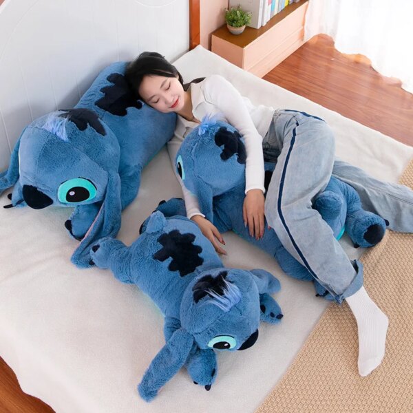 Disney Kawaii Stitch Plush Toy Doll Animals Cartoon Soft Sleeping Sofa Pillow Room Decor Anime Stuffed Peluche Birthday Gift - Image 3