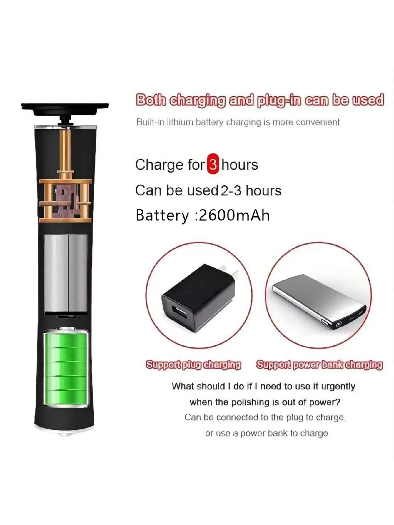 Electric foot callus remover, cordless foot file, rechargeable automatic remover, pedicure tool, remover, sharpener, grinder Electric foot callus remover, cordless foot file, rechargeable automatic remover, pedicure tool, remover, sharpener, grinder