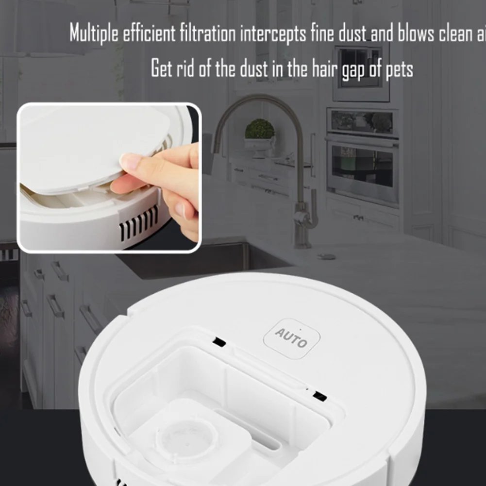 Robot Vacuum Cleaner Auto Charging 1000Pa Power App Control Water Tank Wet Mopping Robot Vacuum Cleaner USB Electric Sweeper