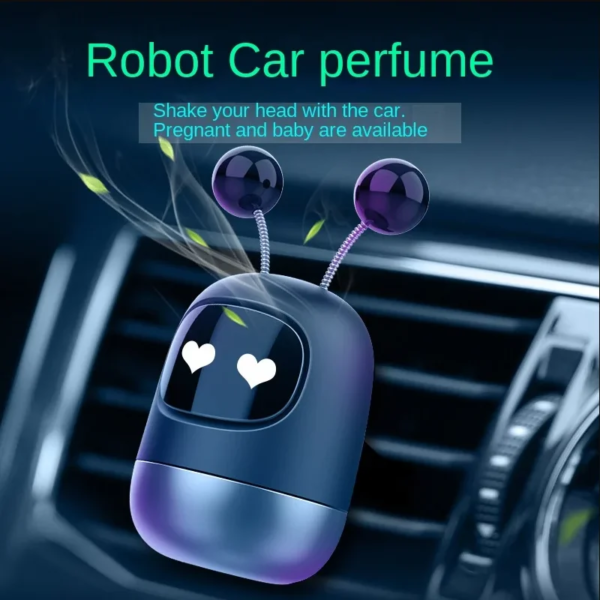 Vehicle Mounted Aromatherapy Vehicle Interior Air Outlet Robot, Lasting Fragrance, High-end Perfume, Decorative Accessories, Sol