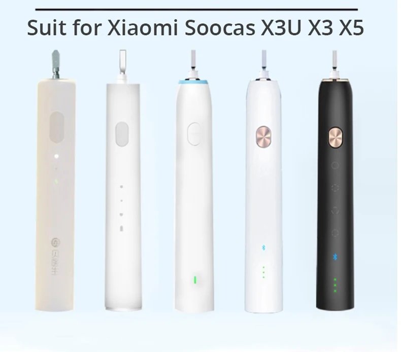 Sonic Toothbrush Vacuum DuPont Bristle For Xiaomi SOOCAS X3 X5 X3U X1 V1 V2 SOOCARE Head Replacement Heads Brush Heads Soft Sonic Toothbrush Vacuum DuPont Bristle For Xiaomi SOOCAS X3 X5 X3U X1 V1 V2 SOOCARE Head Replacement Heads Brush Heads Soft