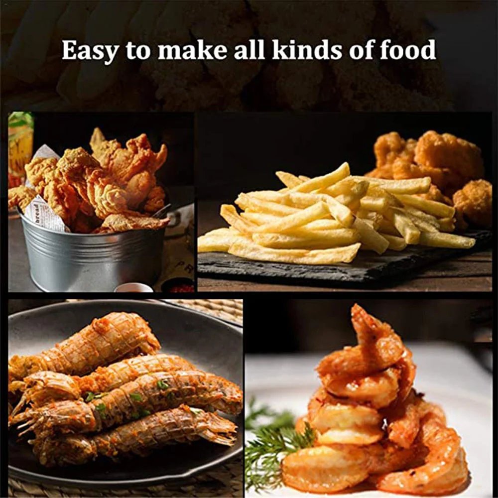 Deep Fryer French Fries 304 Stainless Steel Gas Frying Machine Potato Fryer With Oil Cooking Pot Fried Chicken With Thermometer