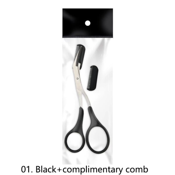 Eyebrow Trimmer Scissor Beauty Products for Women Eyebrow Scissors with Comb Eyebrow Shaver Makeup Tools Beauty Scissors - Image 5