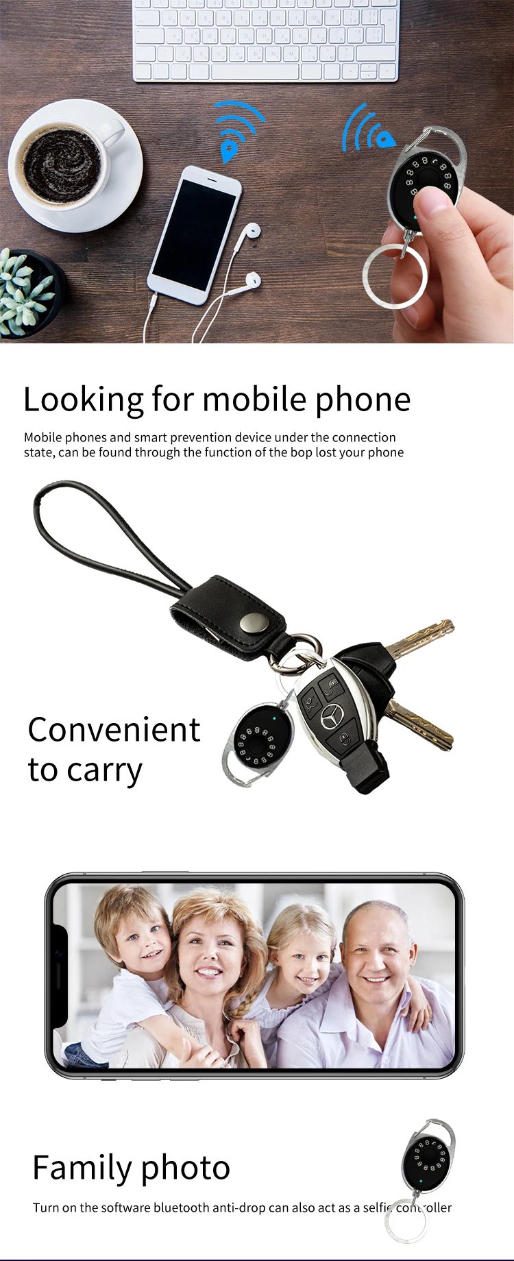 Mini GPS Tracker Bluetooth-compatible 4.0 Anti-Lost Device Pet Kids Bag Wallet Tracking for IOS/ Android Smart Finder Locator Mini GPS Tracker Bluetooth-compatible 4.0 Anti-Lost Device Pet Kids Bag Wallet Tracking for IOS/ Android Smart Finder Locator