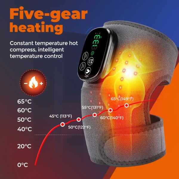 Infrared Red Light Therapy Knee Brace 660nm&850nm Luminotherapy Heating Shoulder Massager Warm Wrap Knee Pad Muscle Relax - Image 4