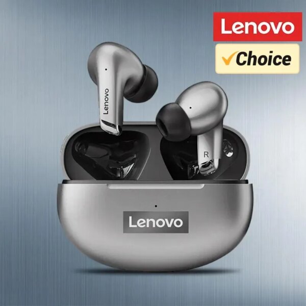 Choice Lenovo LP5 Wireless Bluetooth Earbuds HiFi Music Earphones Headphones Sports Waterproof Headset With Mic Earbuds Business