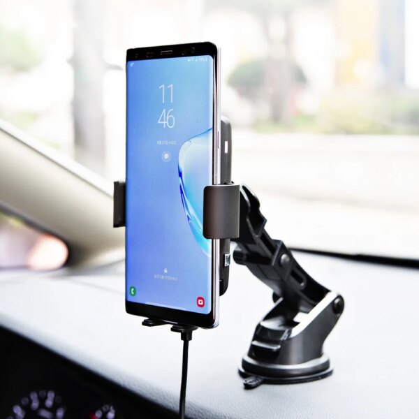 Vehicle cell phone Wireless charging cradle Vehicle cell phone Smartphone Fast charger - Image 4