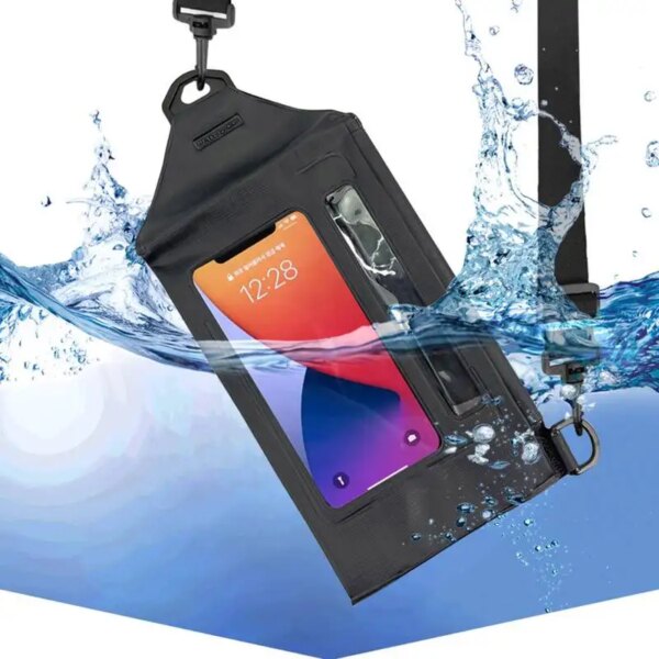 IPX8 grade premium waterproof cross bag waterproof mobile phone case swimming waterproof bag, universal underwater phone protecter Pau, for iPhone 12 pro Xs Max XR X - Image 2